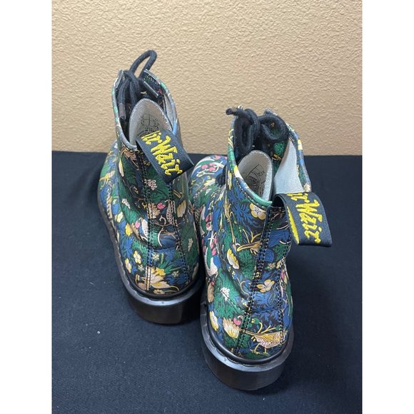 RARE Doc Marten’s x Liberty of London Collab Museum 8-Eye 1460s Pascal Boots 10 - Picture 6 of 12